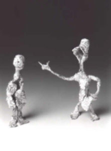 Zwei Figuren  |  1989 |  Höhe: 10 cm