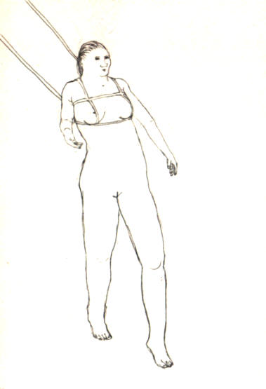 Astrid Stricker | Läuferin, 1999 | Bleistift auf Papier, 33 x 23cm